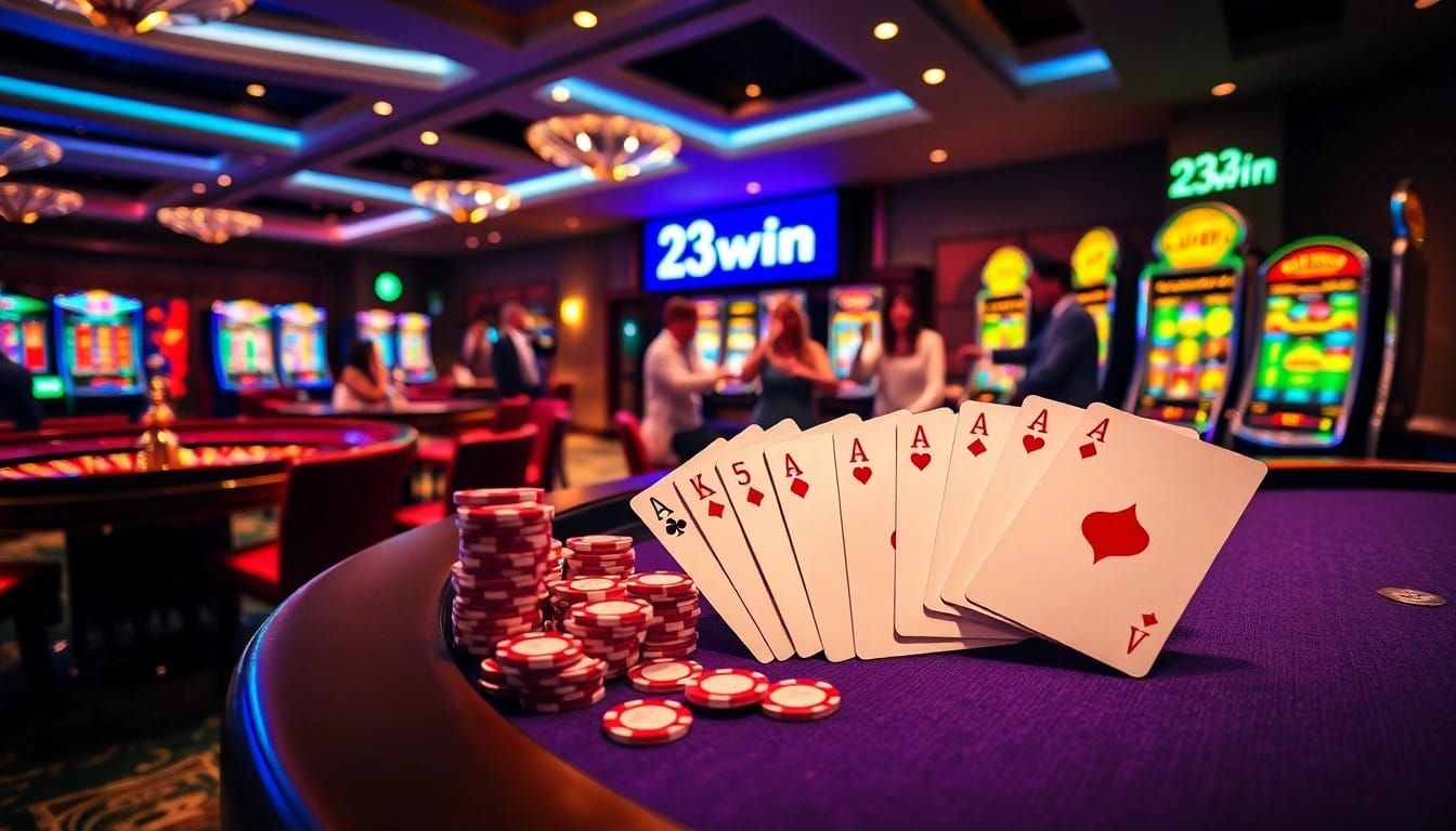 Experience the excitement of winning at 23win casino with vibrant gaming options.