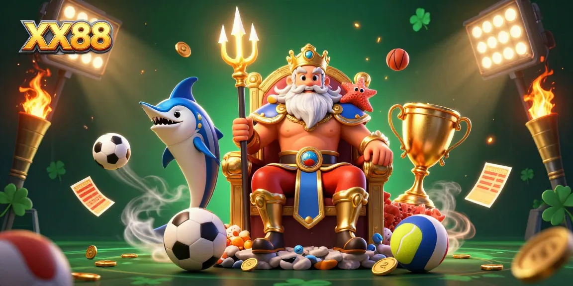 Experience exciting wins at XX88 with Neptune and action-packed sports elements in a vibrant gaming scene.