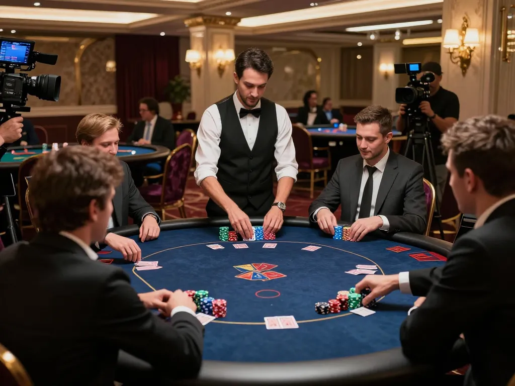 Players enjoying ALO8 VIP poker games in a luxurious atmosphere with elegant decor.