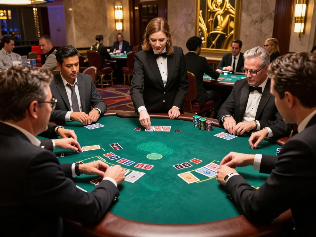 Players engage in a thrilling blackjack game at an upscale casino, focusing on strategies and hands at https://www.bearcreekwatershed.org/macroinvertebrates