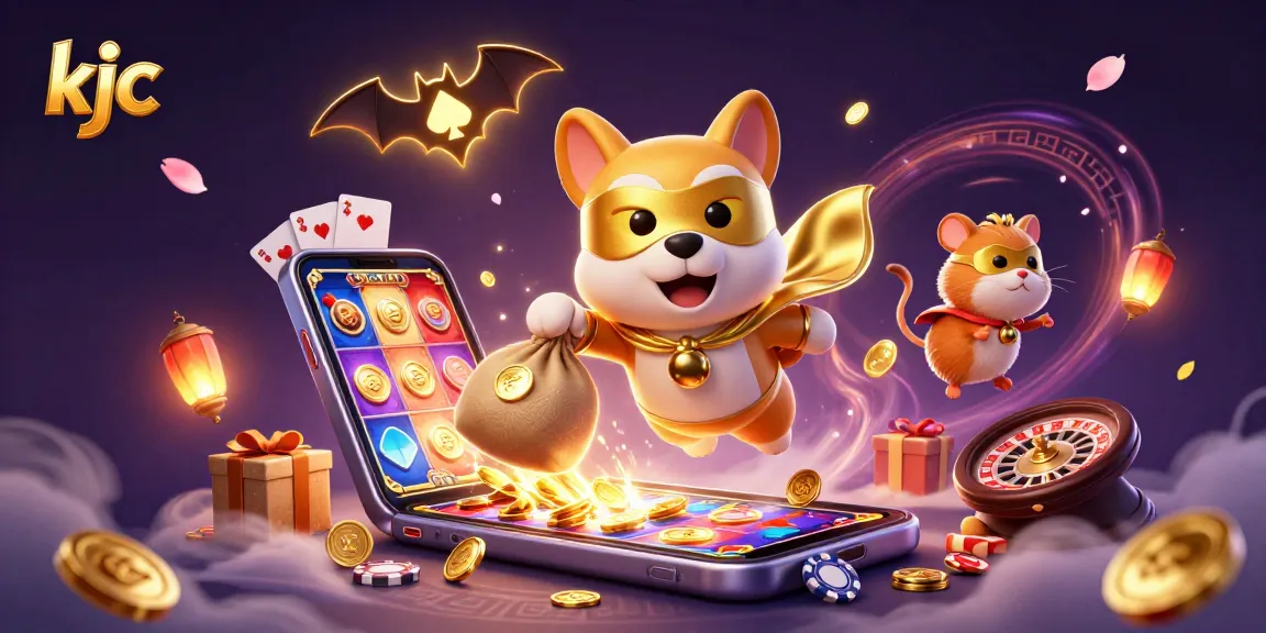 Experience the thrill of gambling with kjc as the superhero dog brings excitement to the casino world.