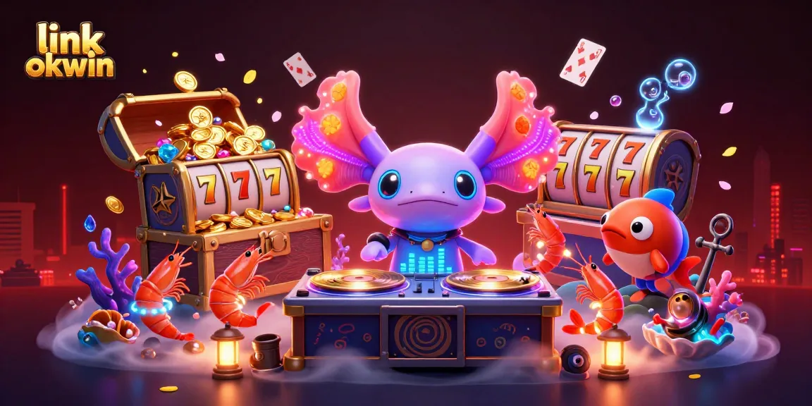 Experience the thrill of gaming with link okwin in a vibrant underwater casino scene