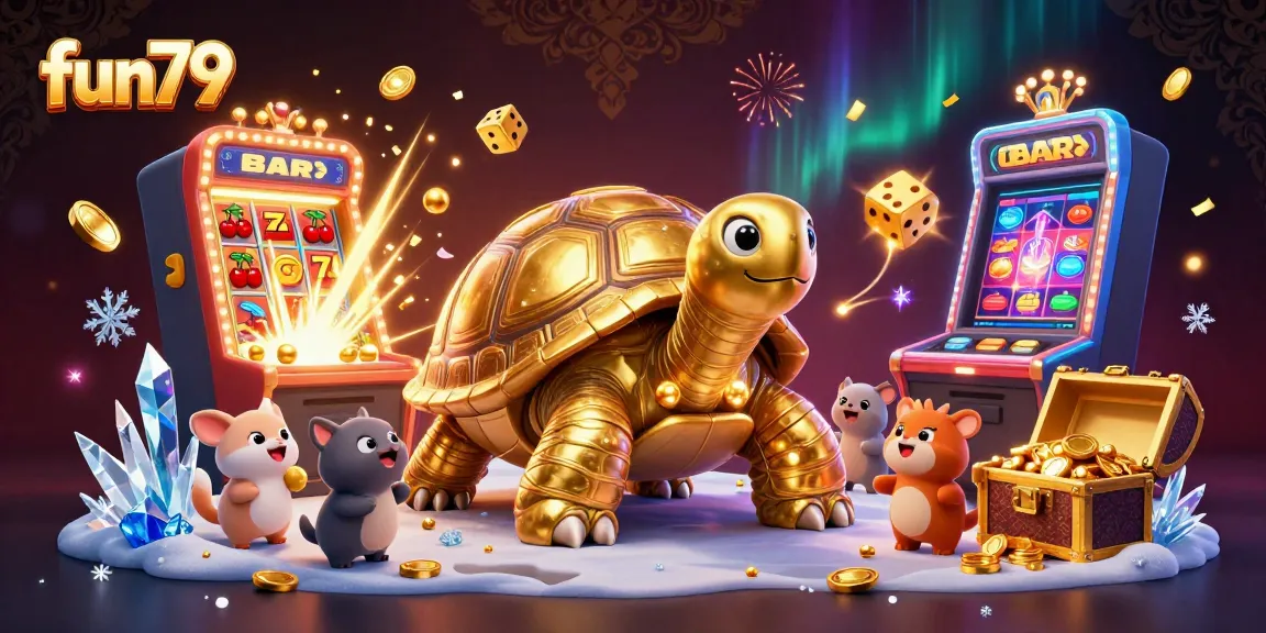 Engage in thrilling fun79 gaming with colossal tortoise pinball and jackpot slots bursting with excitement.