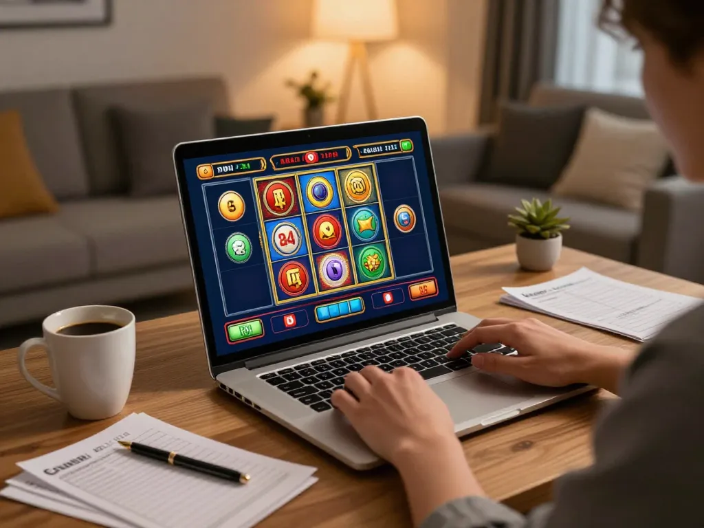 Experience exhilarating gameplay at 789win with engaging online slots in a cozy home setting.