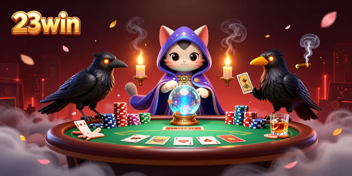 Play exciting games at 23win, featuring vibrant casino characters and action-packed elements.