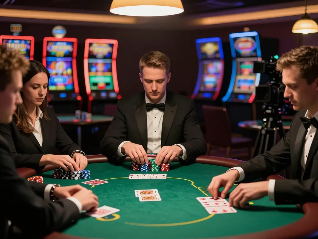 The poker game at KP88 showcases strategic gameplay with players engaged at https://kp88.email/, highlighting the immersive casino experience.