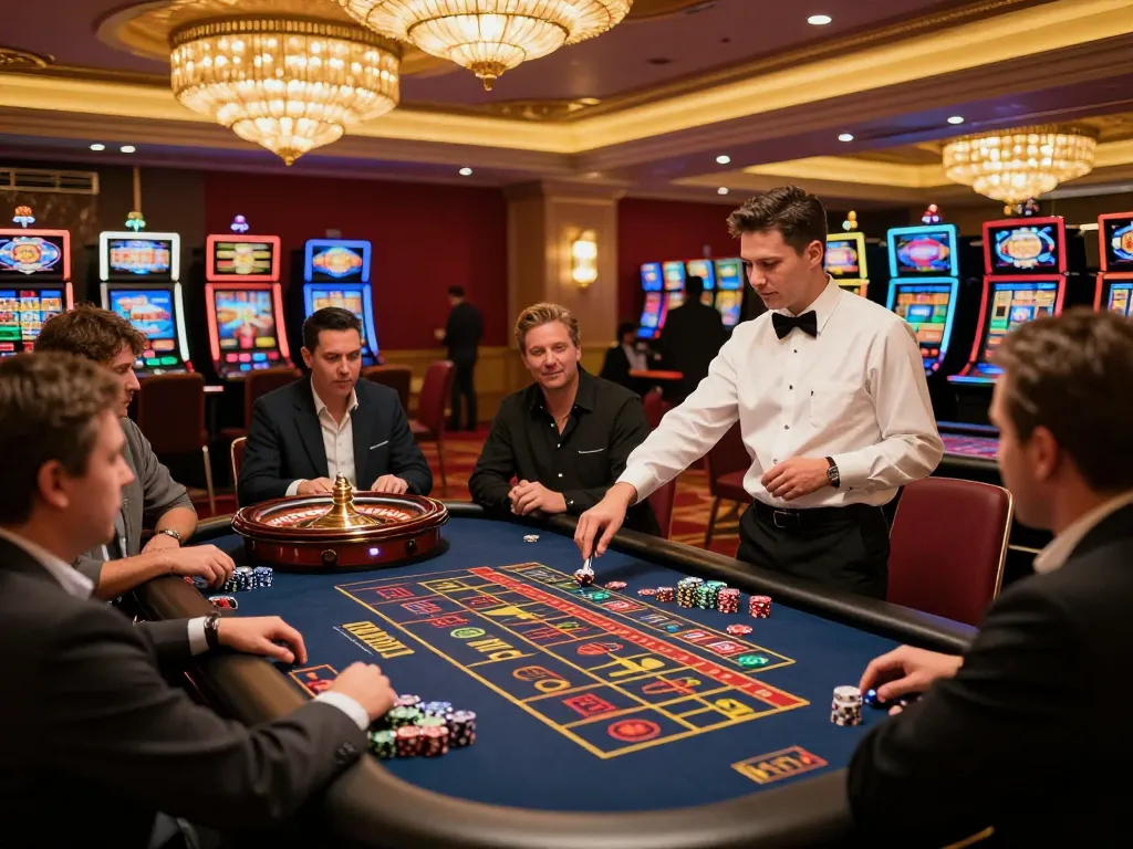 Engaging roulette game scene at https://tip88.locker/ highlighting excitement and strategic betting.