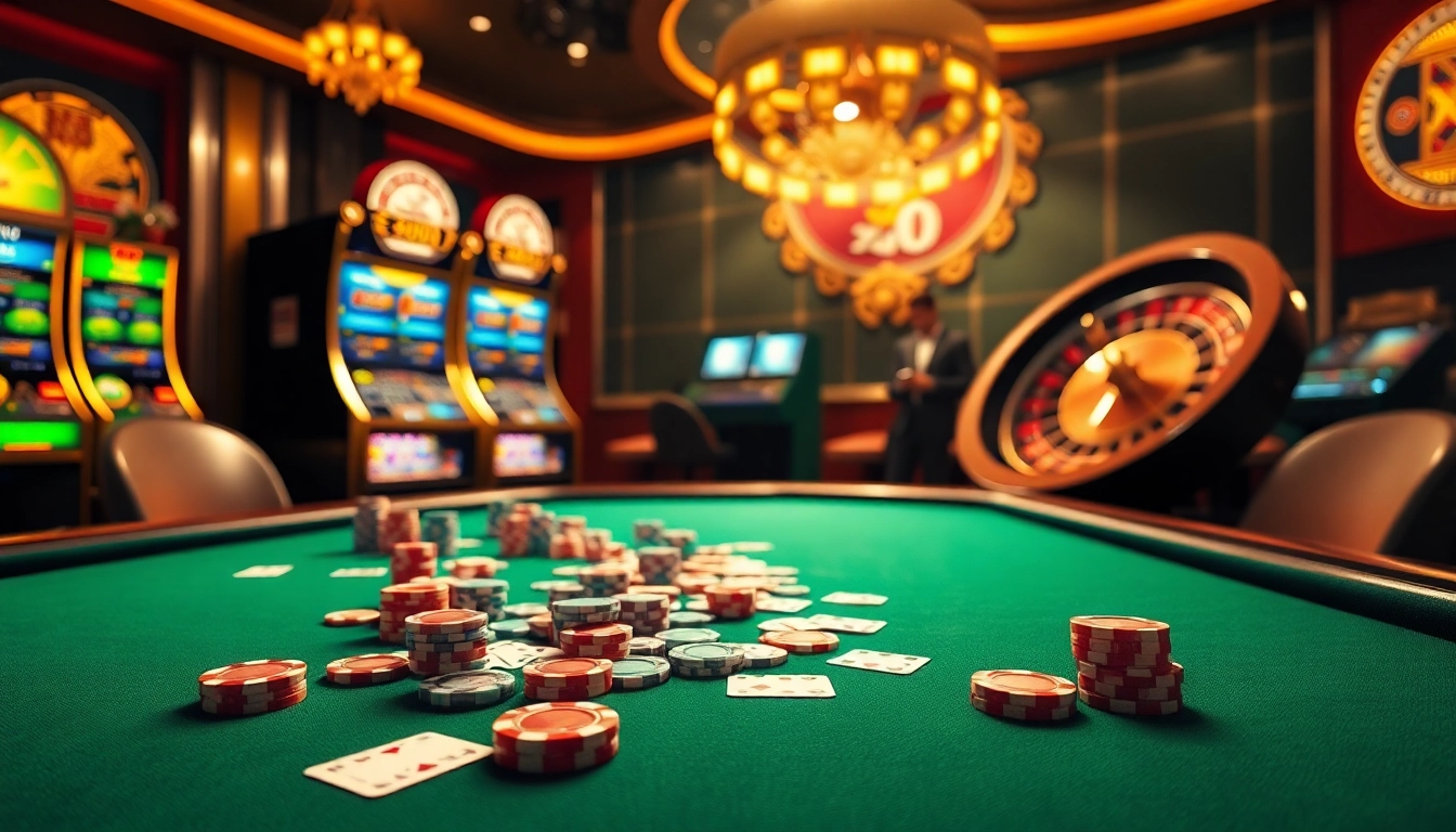 Engaging gambling scene featuring hh3d trung quốc at a luxurious casino.