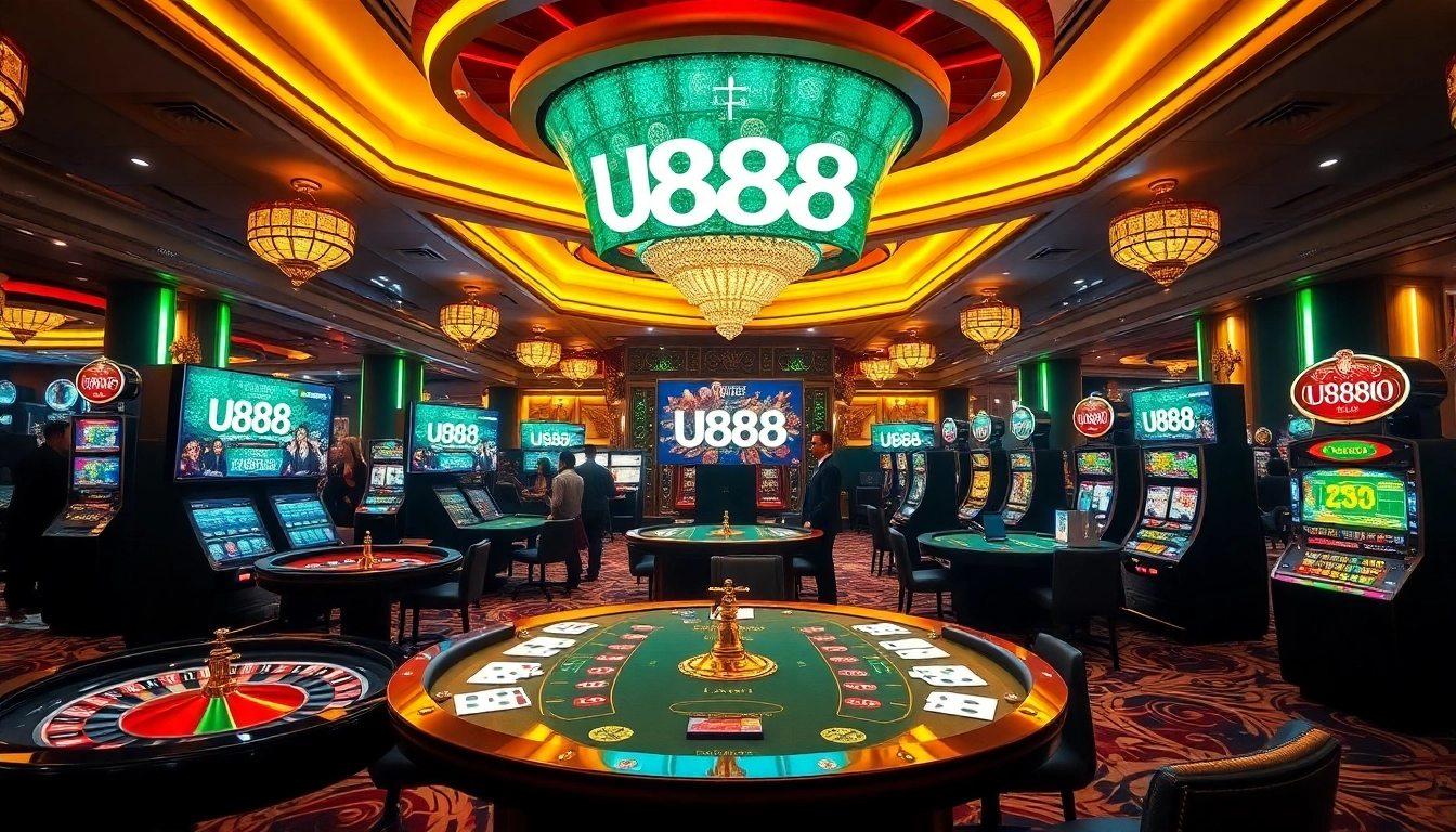 Experience the excitement of u888 as players engage with thrilling casino games.