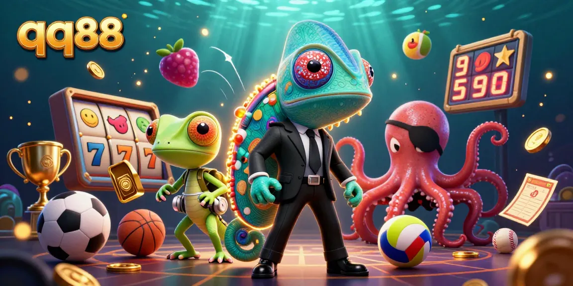 Experience exciting gameplay with qq88 as characters navigate dynamic casino elements and vibrant slots