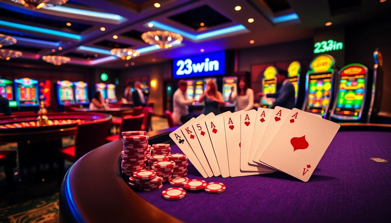 Experience the excitement of winning at 23win casino with vibrant gaming options.