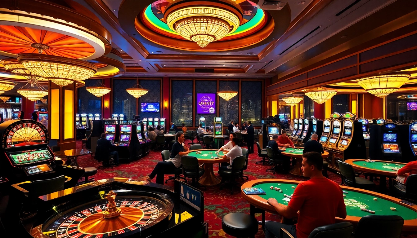 Experience the excitement of casino gaming with win88cc.net featuring vibrant tables and thrilling ambiance.
