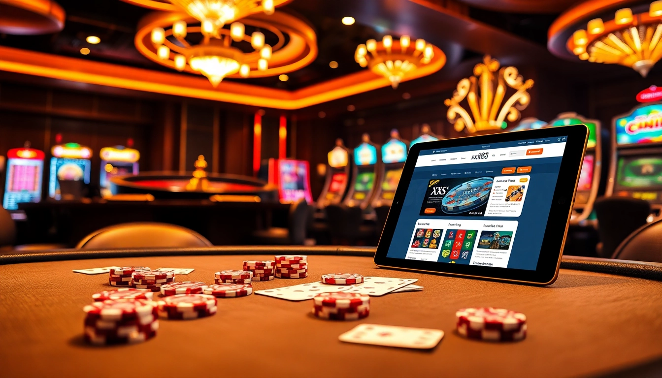 Experience the thrill of gambling at XX88 UK COM with vibrant casino elements like poker chips and roulette.