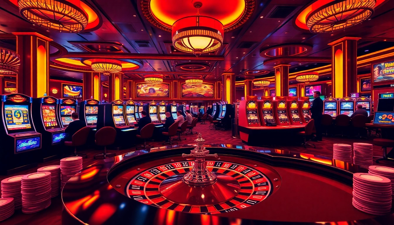Experience the thrill of gambling at https://nk88zz.bio/ with vibrant casino gaming tables and engaged players.