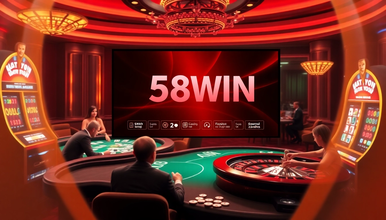 Experience luxury gambling at https://58win.watch/ with vibrant casino tables, slot machines, and exciting game action.