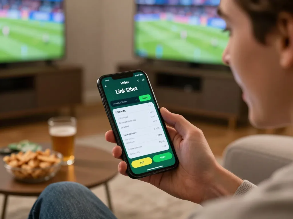 Đặt cược trên ứng dụng Link 12bet trong khi thưởng thức sự kiện thể thao trực tiếp tại nhà.