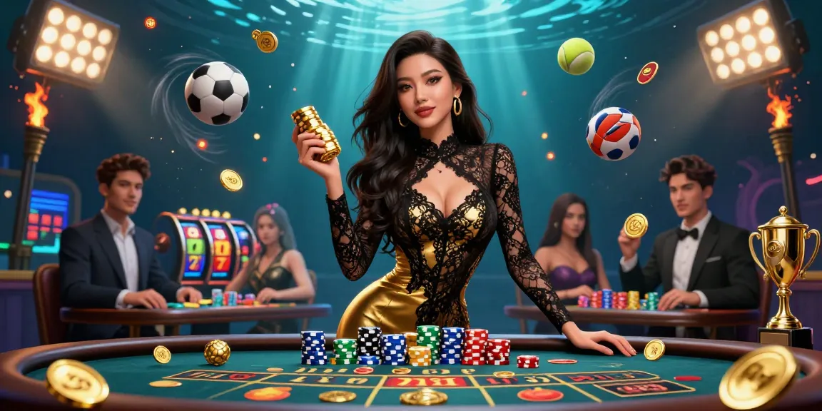Bet big with cm88 casino games featuring a glamorous woman at a VIP baccarat table surrounded by winning elements.