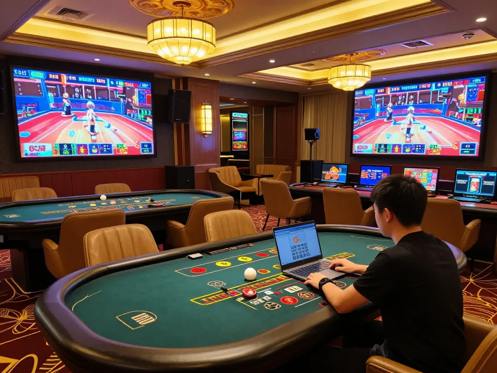 Player engaging in live baccarat at SC88 online casino, showcasing interactive gaming experience