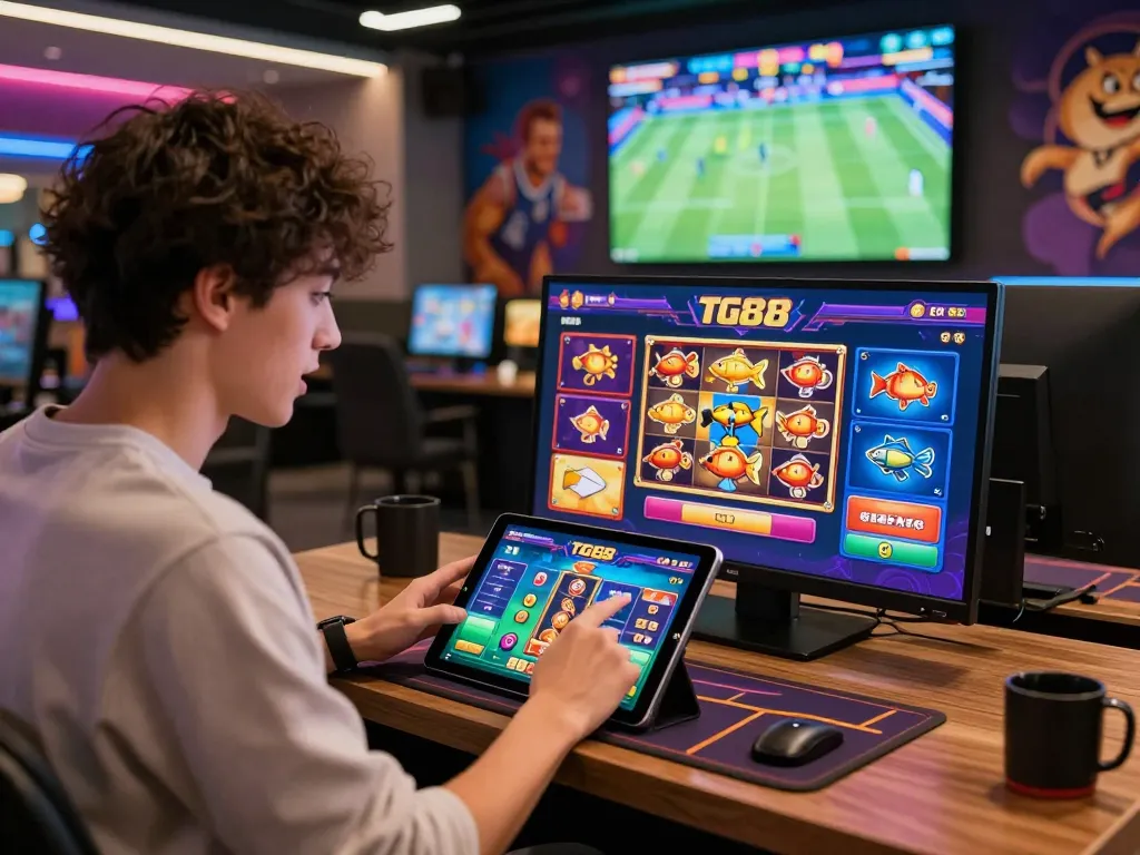 TG88 platform showcasing exciting casino games and vibrant gaming environment.