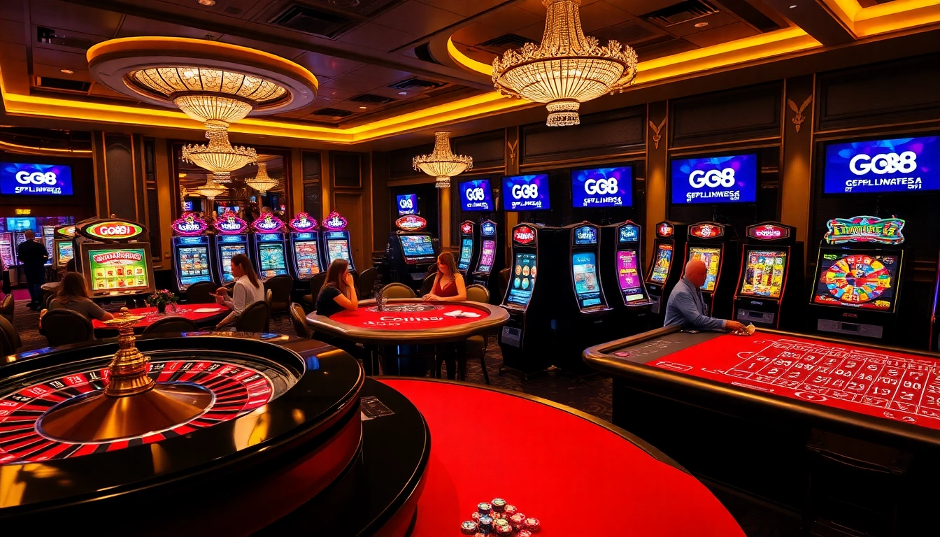 Experience the excitement of GO 88 at a vibrant casino table with thrilling action.