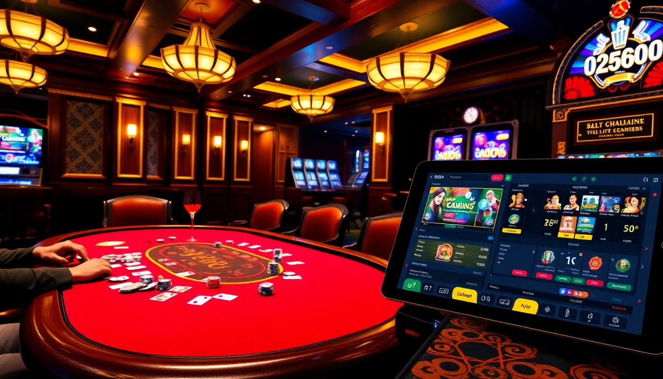 Experience the excitement of GG88 with vibrant casino tables and dynamic betting interfaces.