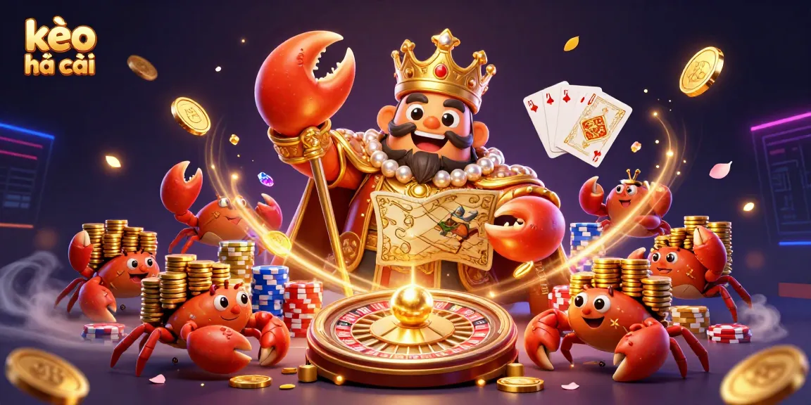 Experience kèo nhà cái with a vibrant 3D casino scene full of animated characters and dynamic elements.