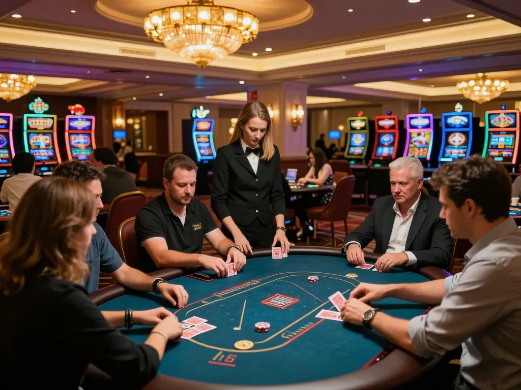 Players engaging in poker games at F8betz casino, showcasing strategic gameplay and vibrant atmosphere