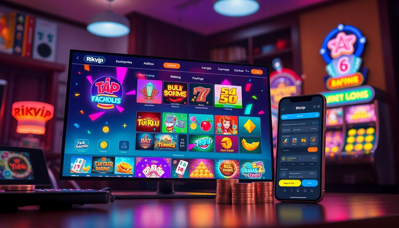 Experience the excitement of online gaming at https://rikvipcom.io/ with vibrant slots and card games.