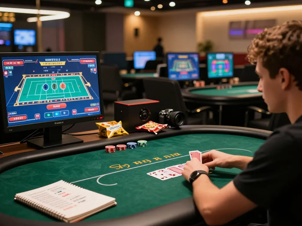 Experience thrilling gameplay at 789win with players competing over a modern online poker setup.