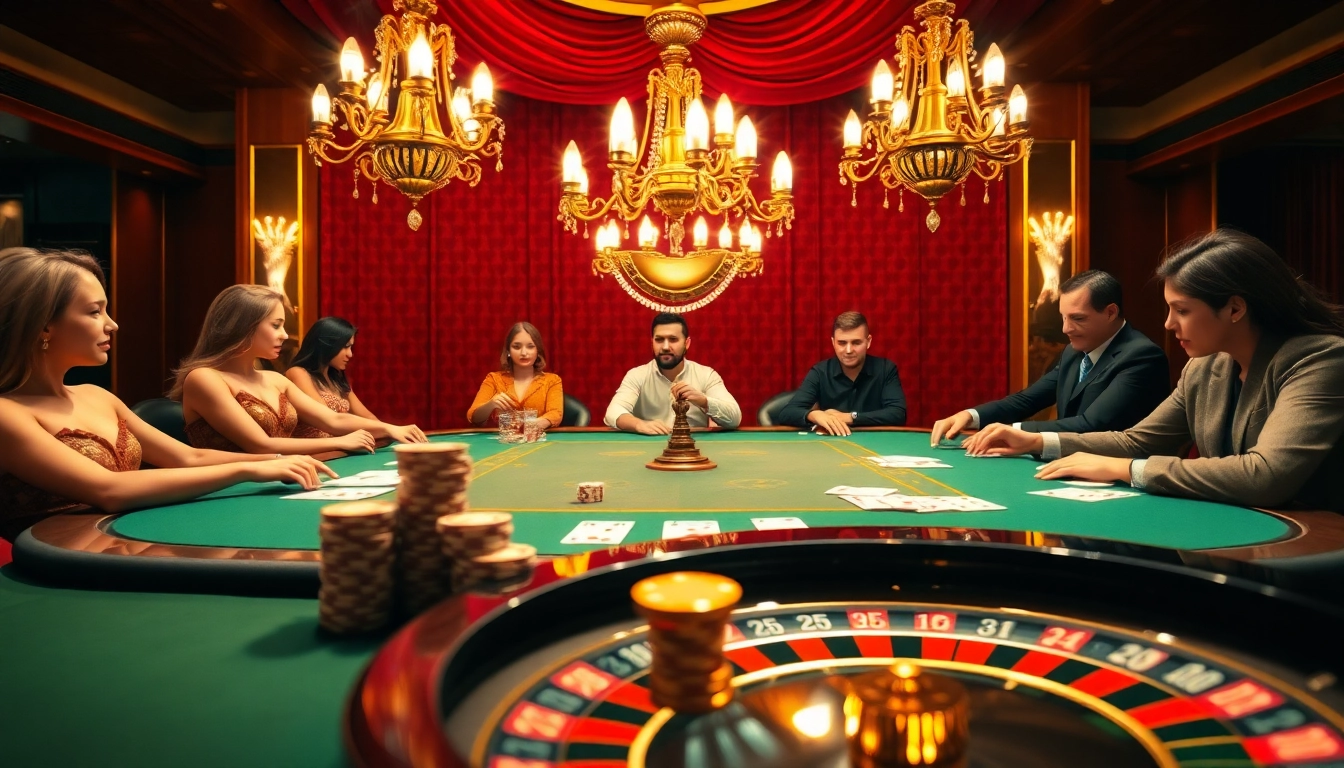 Exciting poker action at https://da88st.com/ with players and high-quality cards and chips.