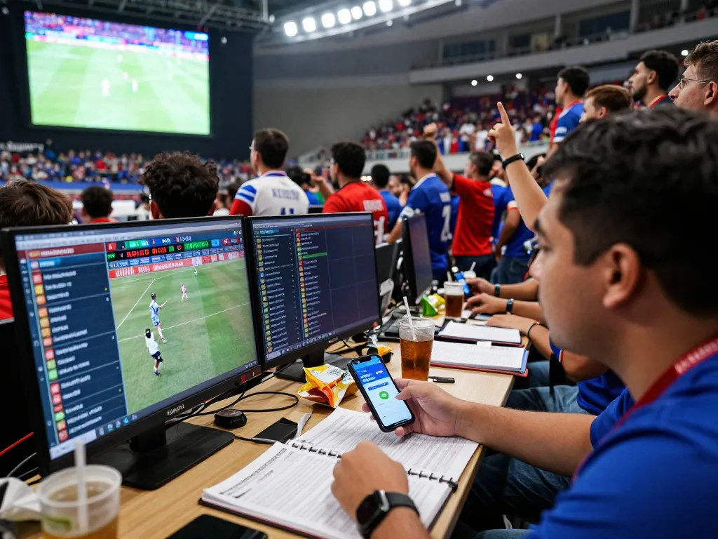 Exciting moment of live sports betting with keonhacai5 odds displayed