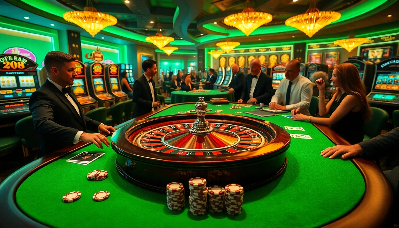 Experience the thrill of mint 88 at a stylish casino table with lively chips and cards.