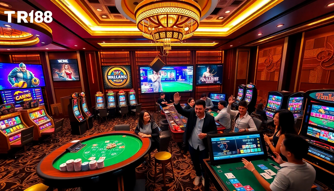 Experience the thrill of TR88 trang chủ with engaging casino games and betting action.
