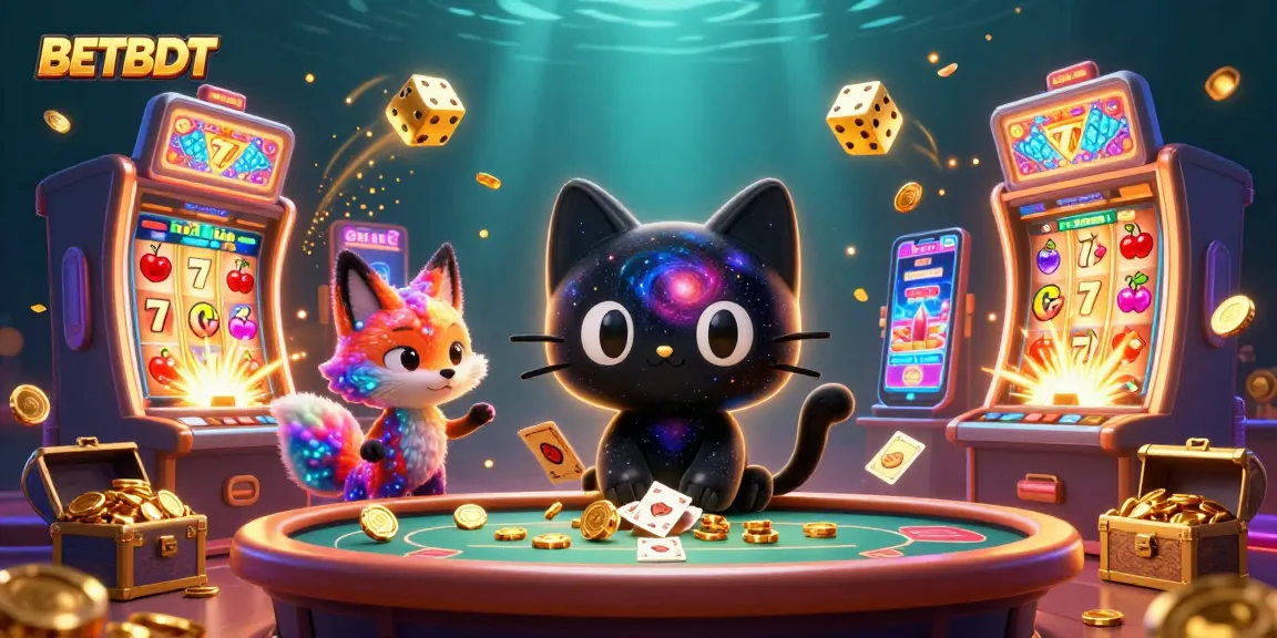 Experience the thrill of BETBDT's cosmic casino with vibrant characters and dynamic gameplay.
