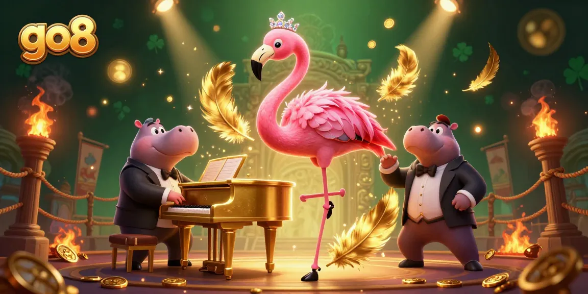 Engage in thrilling gameplay at go8 with vibrant 3D casino scenes, celebrating the excitement of gambling.