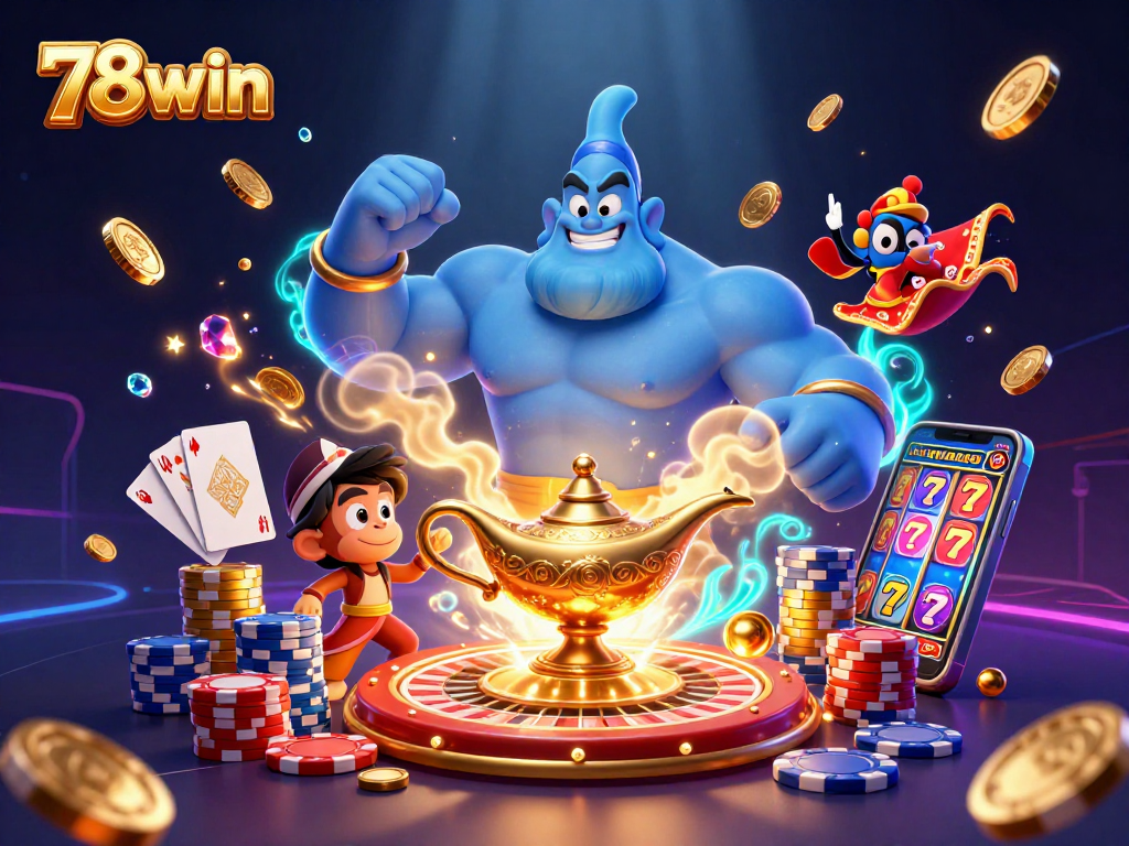 Experience thrilling wins with 78win's captivating casino games featuring magical characters and exciting visuals.