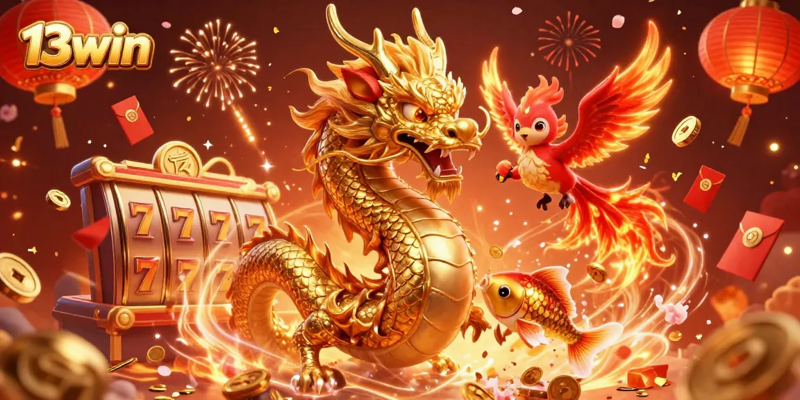 Experience thrilling gaming adventures at 13win with vibrant characters and casino elements.