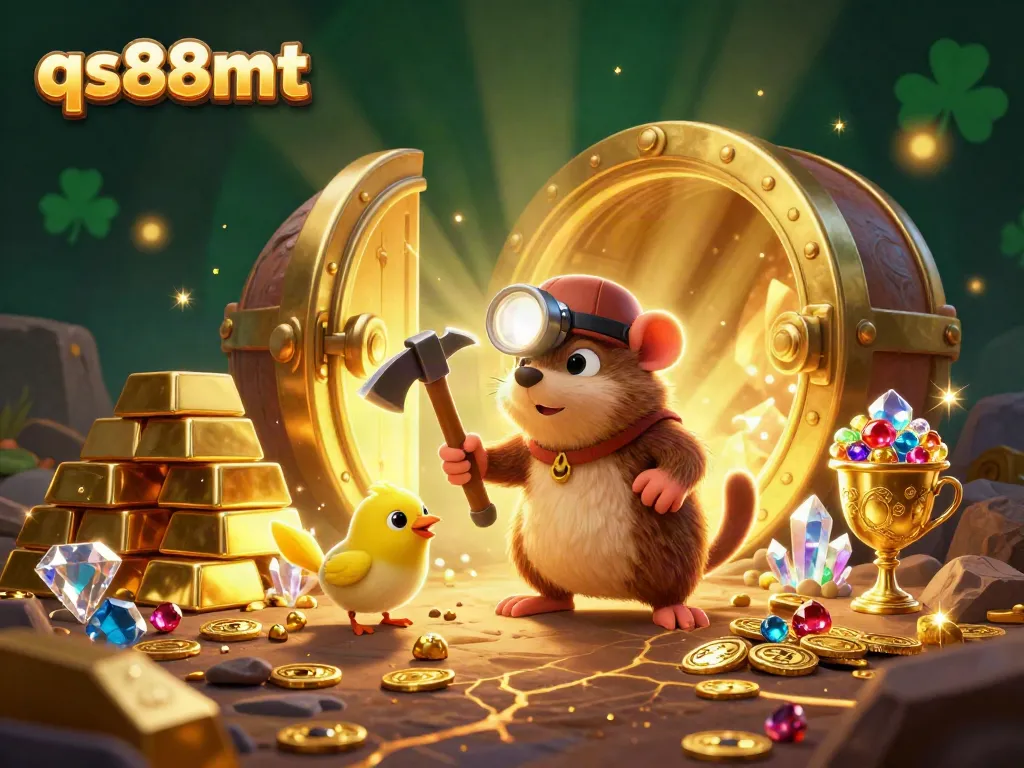 Experience thrilling wins at qs88mt with a vibrant casino-themed adventure featuring gems and treasures.