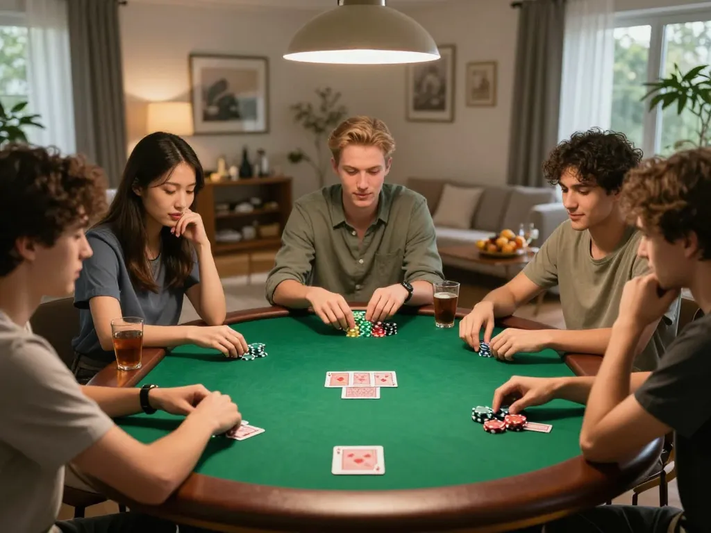 Play engaging card games with friends at home, focused on strategy and fun, featuring https://xo88.farm/ atmosphere.