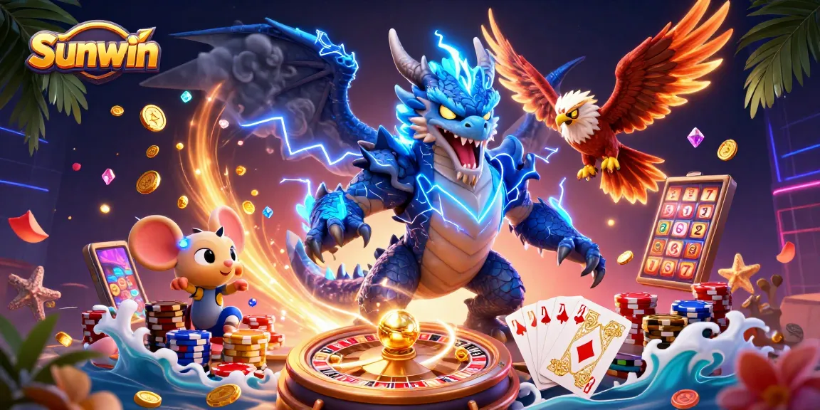 Experience thrilling gameplay at Sunwin with electro-charged characters and dynamic casino elements.