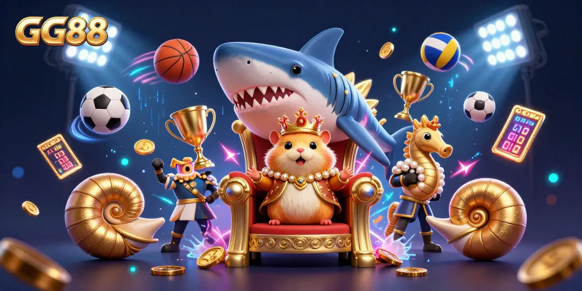 Engage with GG88's vibrant online gaming world featuring unique characters and thrilling casino elements.