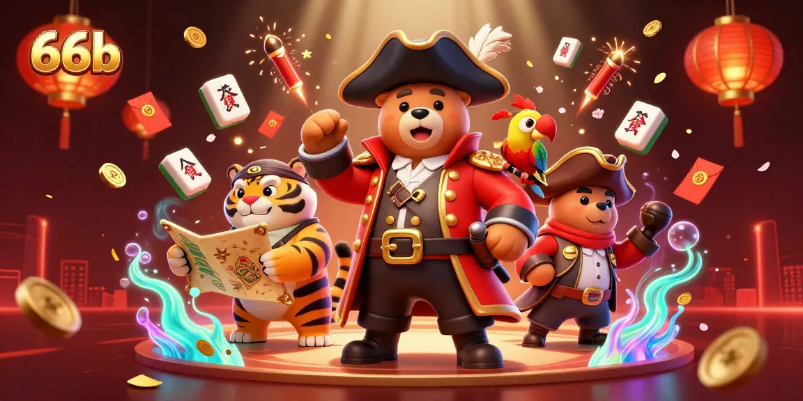 Engage with the exciting world of 66b casino adventures featuring vibrant characters and festive elements.