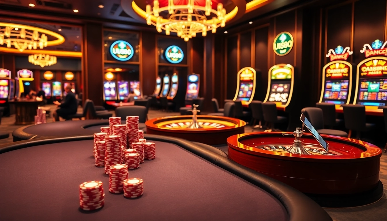 Players enjoying an exciting gaming session at the UU88 online casino.