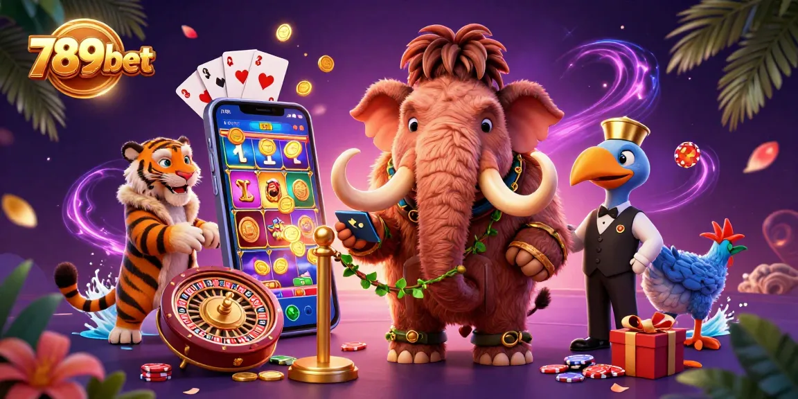 Experience the vibrant excitement of 789bet in this dynamic casino scene with engaging characters and interactive elements.
