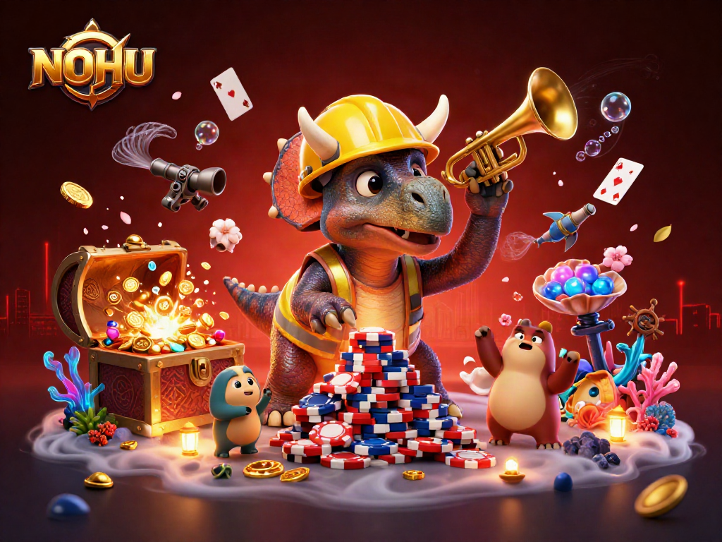 Engage with NOHU for thrilling casino action featuring vibrant characters and exciting elements.