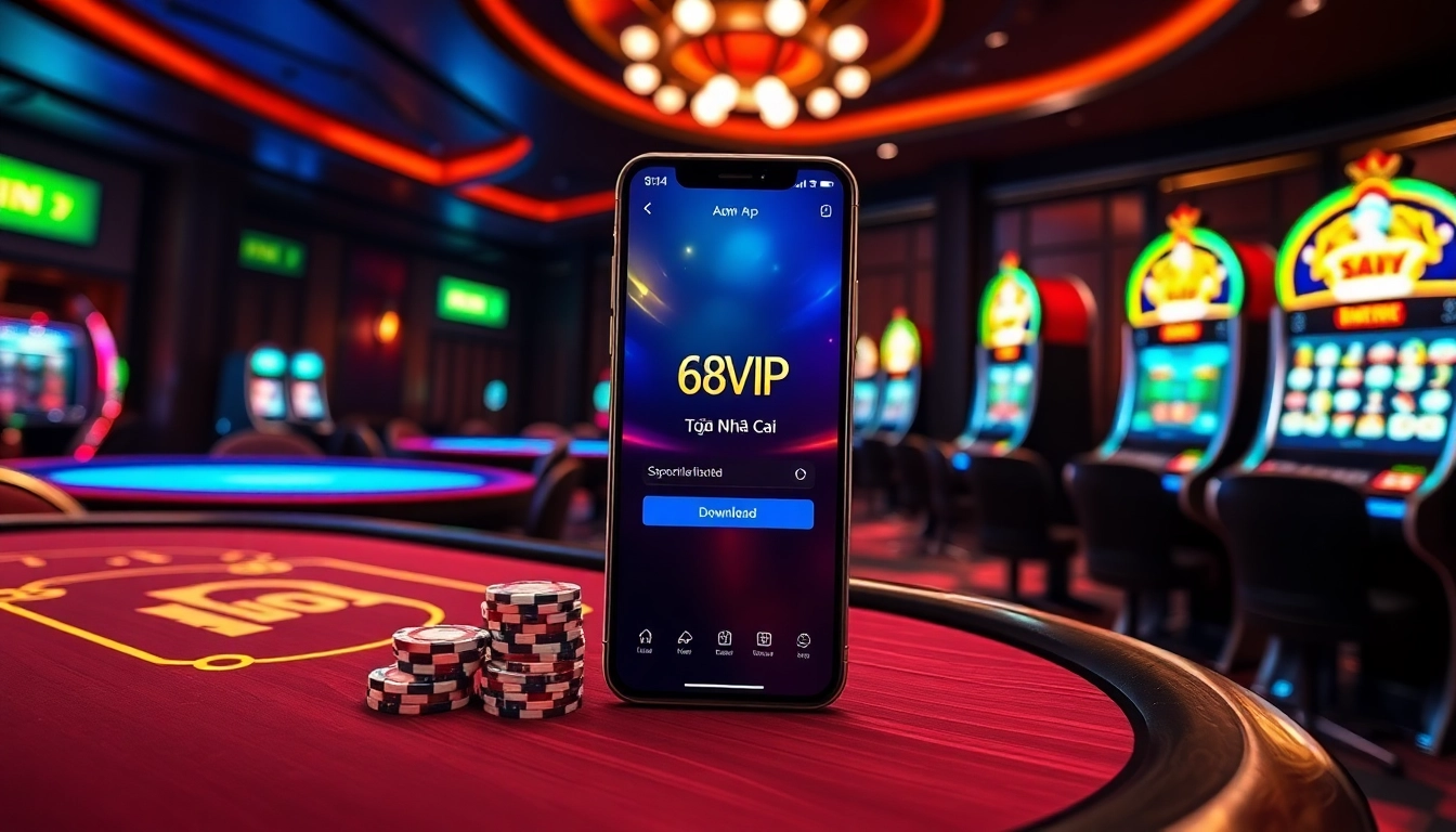 Download Tải App Nhà Cái 68VIP on your smartphone while enjoying casino excitement and vibrant gameplay.