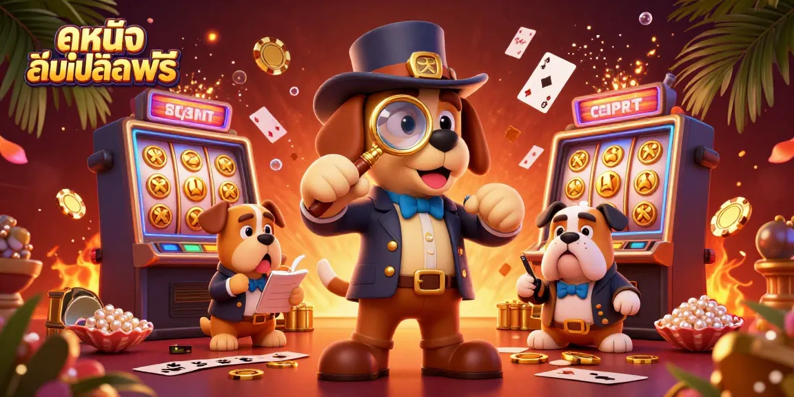 Engage with ดูหนังออนไลน์ฟรี as a detective uncovers clues in a vibrant casino scene full of excitement.