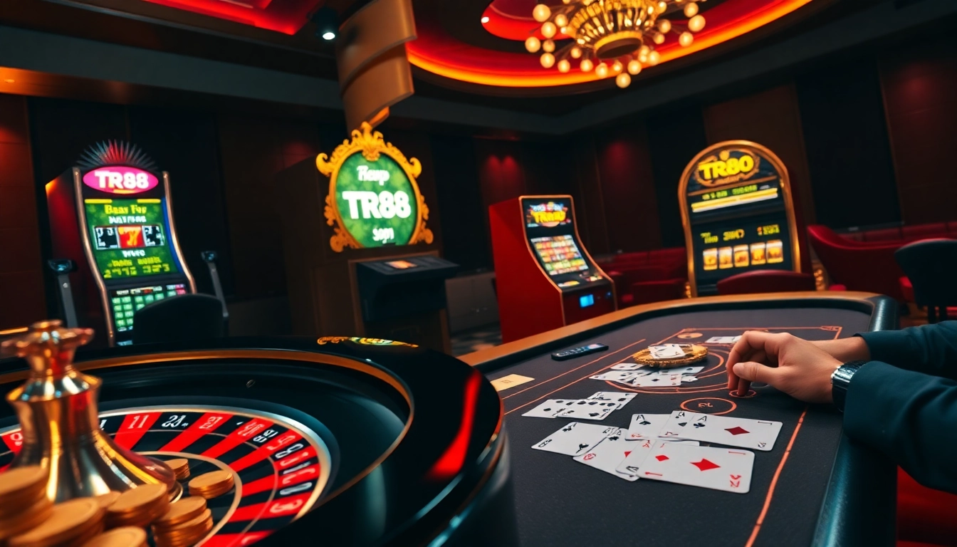 Experience the luxury of online gambling at https://mtr888.com/ while playing on our casino tables with vibrant colors and exciting gameplay.