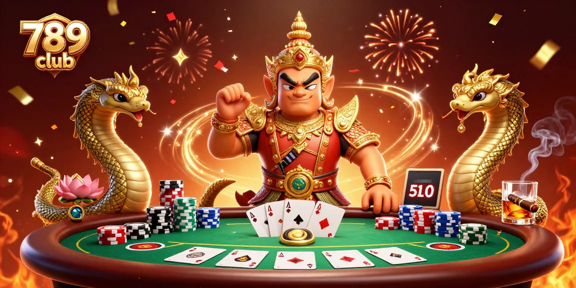 Join the excitement at 789 club with thrilling poker action and dazzling gaming elements.