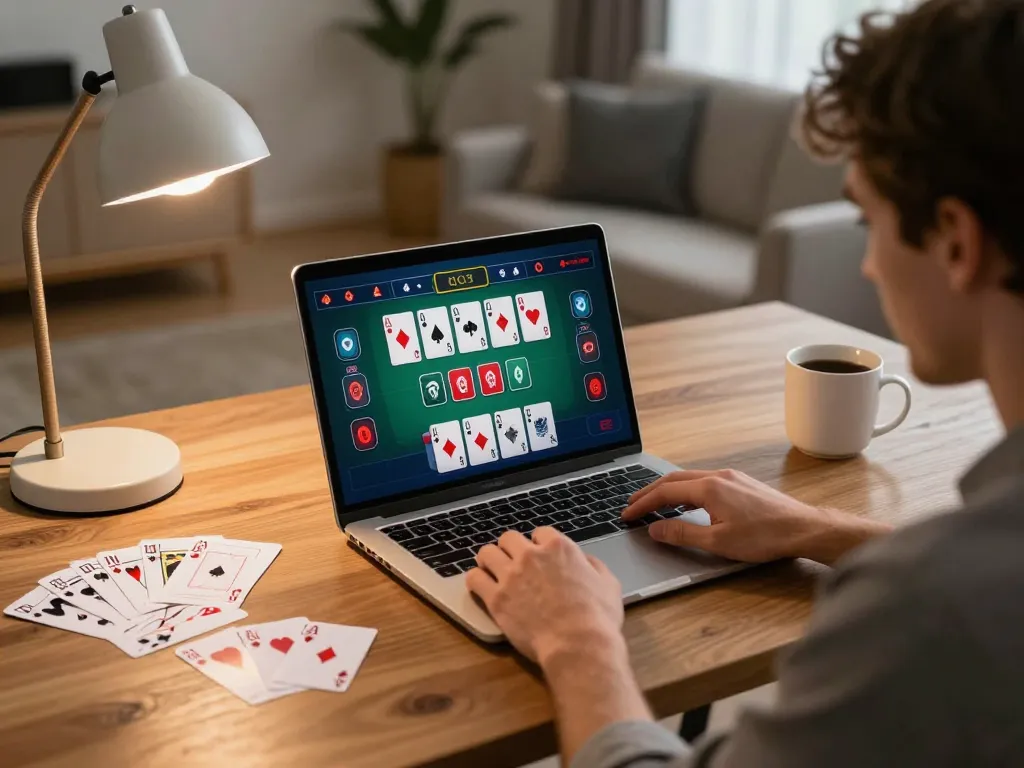 Players strategizing online blackjack in their homes for better wins on 13win-asia.